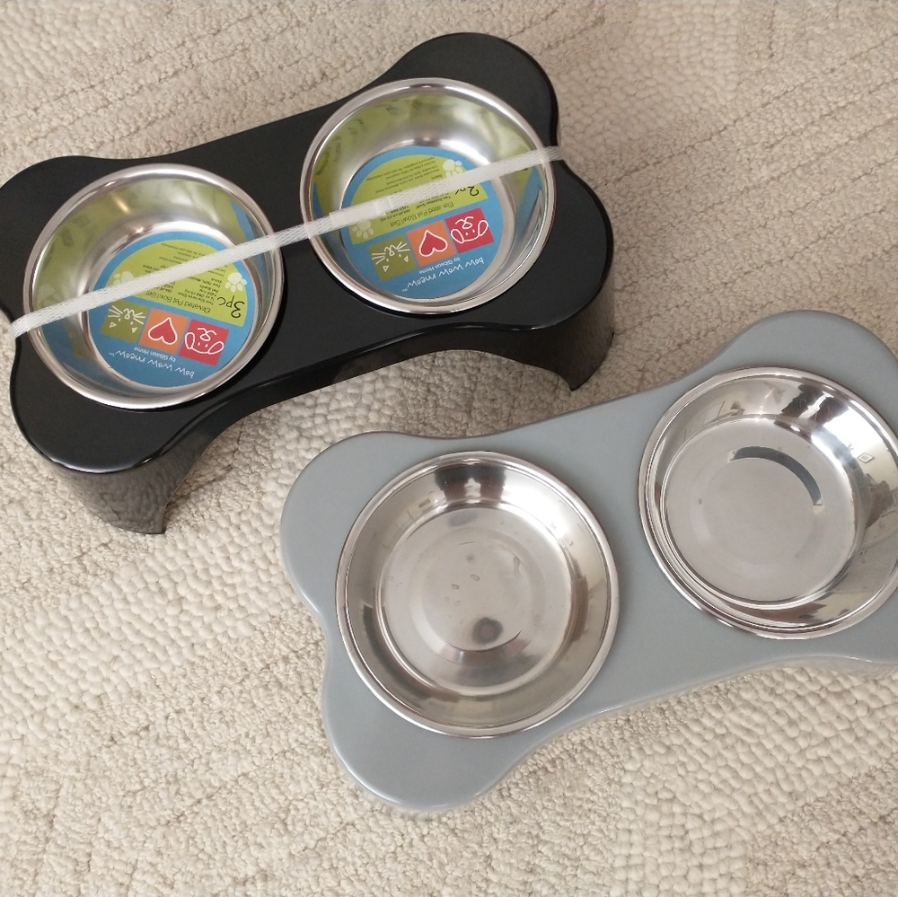 One Pet Bowl Stand (Black)